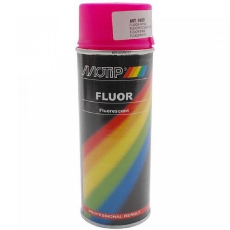Bombe de peinture Motip Rose Fluo aérosol carrosserie voiture tuning 400ml M04021
