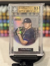 2004 Bowman Sterling Refractor BGS 9.5 Numbered 178/199 Phil Hughes #BS-PH 0o48