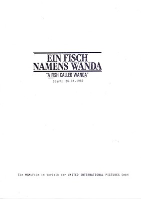 Ein Fisch namens Wanda - Jamie Lee Curtis - Kevin Kline - Presseheft