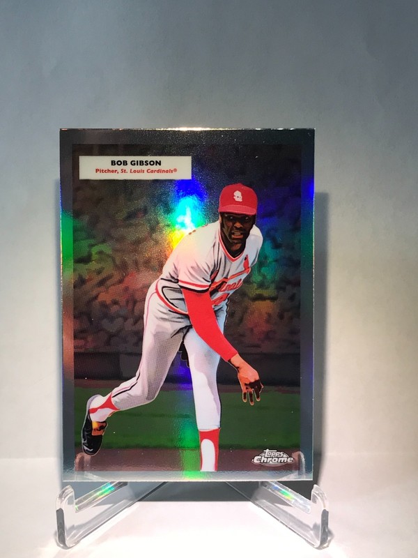 2025 Topps Chrome Platinum Bob Gibson/Lou Brock Doubleheader #55DH-19 C