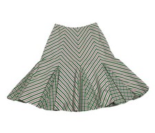 Ralph Lauren Vintage Striped skirt EUC Size 2 Pink Green