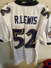 Baltimore Ravens Ray Lewis #52 NFL Jersey Size XL White