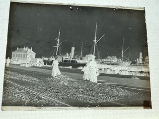 Boite 18 Vues Photos Verre Stéréo 9x12 Bateaux Ports Divers Vers 1910 ? À Dater