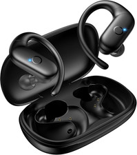 For Wireless Earbuds,Sport Bluetooth 5.4 Headphones,Over Ear Buds with Deep Bass