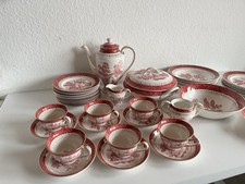 Porzellan Geschirrset. Double Phoenix“ N.K.T. Ironstone Japan. ca. 1950