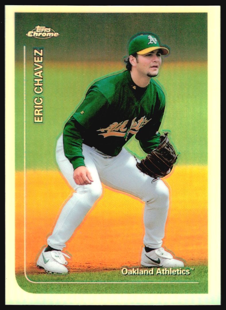 1999 Topps Chrome ERIC CHAVEZ REFRACTOR #250