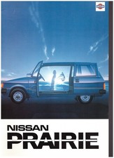 Datsun UK Ltd - Nissan Prairie - Sales Brochure - S24.100.E346.4.83