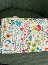 Target 60x84 Retro Easter Tablecloth 2014 Bunny Tulips Eggs Flowers Egg Floral