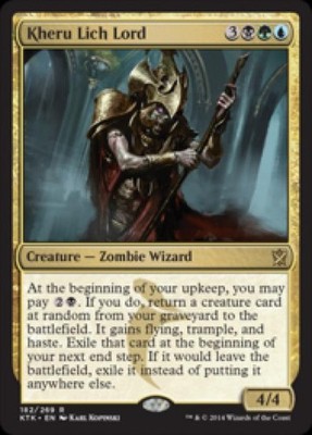 Kheru Lich Lord - KTK MTG - Light Play