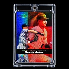 Derek Jeter Bowman's Best REFRACTOR Holo Shiny New York Yankees