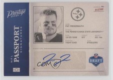 2021 Panini Prestige NFL Passport Signatures Pat Freiermuth #PA-PF Auto 0a6