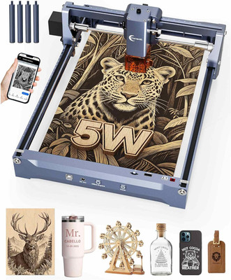Laser Engraver,  K15 Pro 5W Laser Engraving Machine for Beginners DIY High Accur