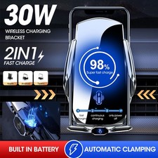 15W Auto Wireless Charger Handy Halterung Induktion Ladegerät KFZ Touch Mount DE