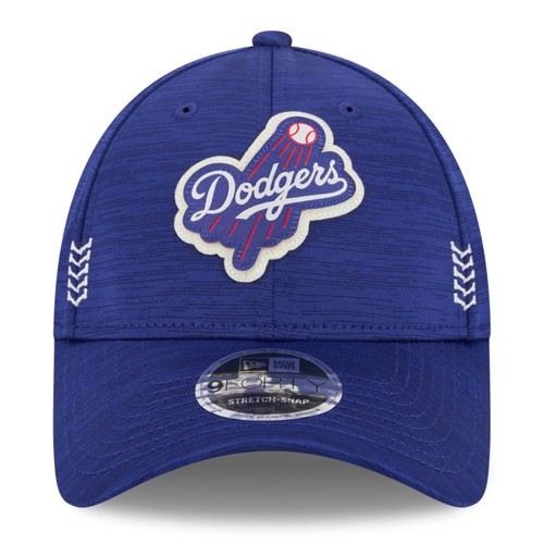 Sombrero ajustable New Era Royal Los Angeles Dodgers 2024 Clubhouse 9FORTY para hombre - Imagen 2 de 6