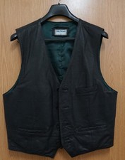 - Mc Neal - LEDERWESTE für Herren / Weste / weiches Glattleder schwarz Gr. 52