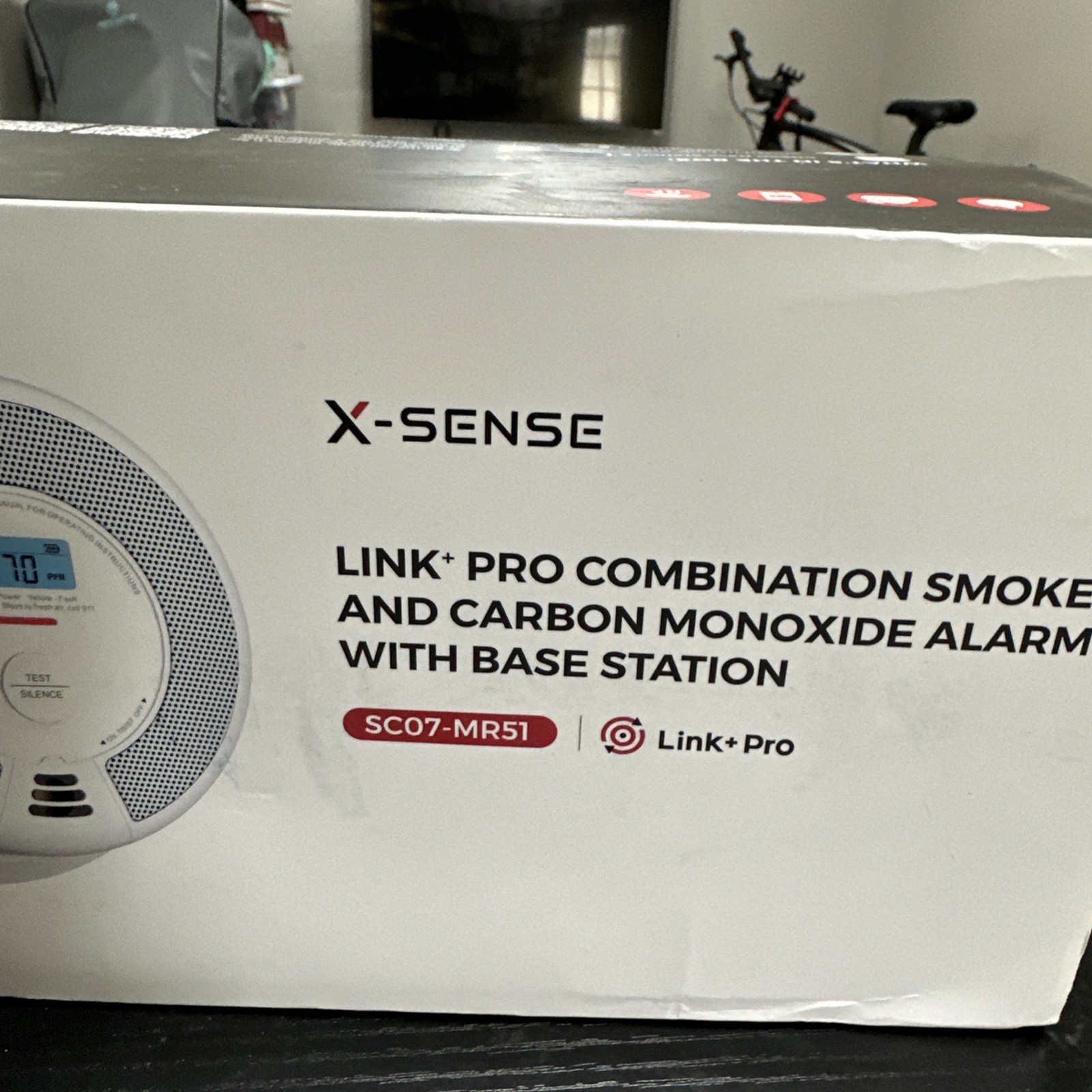 X-Sense Link PRO 5 Pack W/ Base Station Combo SC07-MR51 Smoke & Carbon Monoxide
