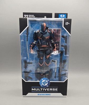 Mcfarlane DC Multiverse Arkham Origins Deathstroke MISB Case Fresh In Stock
