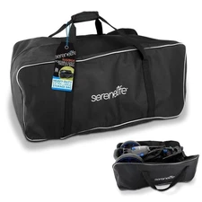 Serenelife Portable Golf Trolley Bag -Heavy-duty Extra Large Storage Bag SLGZBGA