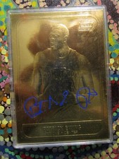 Patrick Ewing Fleer Premier Rookie 23KT Gold Sculptured Card Autograph. rookie card picture