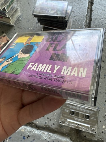 Black Flag Family Man Cassette Tape 1984 - Imagen 2 de 5