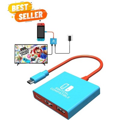 Nintendo Switch & OLED Docking Station - HDMI 2.0 Portable Adapter for Travel