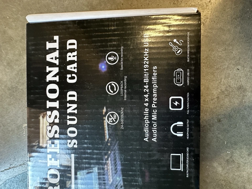 XTUGA 4 Channel Mono - 4 Channel Stereo Audio 4 mic recording sound card  - Image 2 of 4