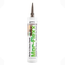 Mor-Flexx Textured Caulk, Ironstone 10.5 oz Pack of 1 oz,