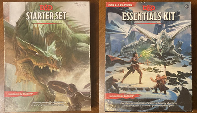 Dungeons & Dragons Starter Set & Essentials Kit Bundle COMPLETE