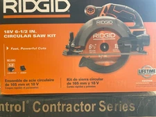 RIDGID R8655K 18V Cordless 6-1/2 in. Circular Saw Kit (4.0 Ah Battery & Charger)