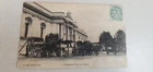 Old postcard postcard 37 Train Tours the old animated station circa 1900