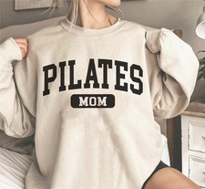 Pilates Mom Unisex Sweatshirt Travel United States Gift Trip Sweater Tee