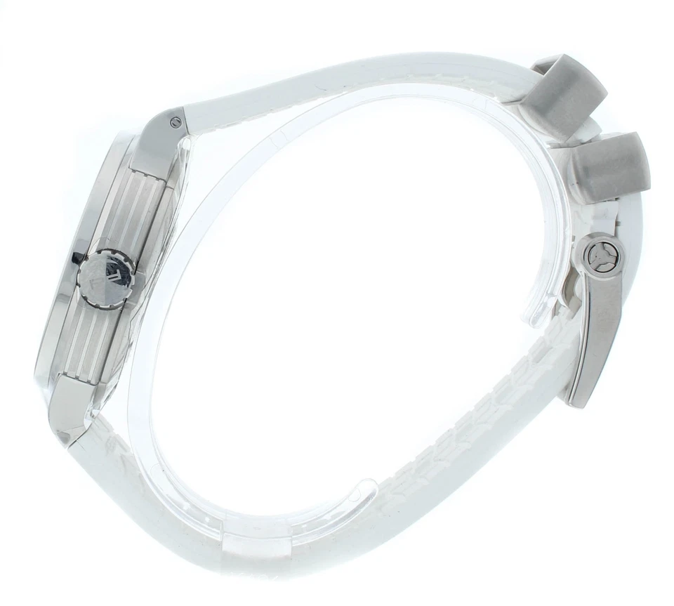 Reloj automático para hombre Porsche Design Flat Six 40 mm esfera blanca P.635141641256 Foto 4 de 4