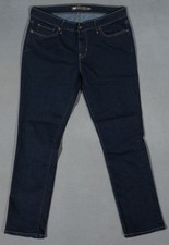 VE13466  LEVI'S  SLIGHT CURVE SLIM WOMENS JEANS sz31 DARK BLUE