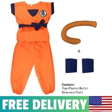 Adult Kids Goku Anime Cosplay Costumes