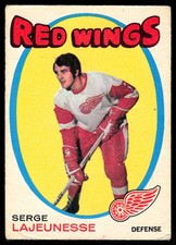1971-72 OPC O-Pee-Chee Serge Lajeunesse RC Detroit Red Wings #136