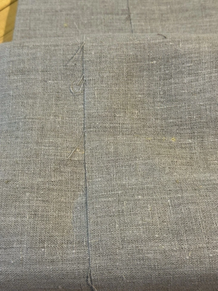 100% Linen Natural Fabric 57" X 3 Yards - Image 3 of 4