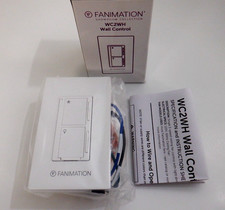 Fanimation WC2 White 3 Speed Fan Light Wall Control