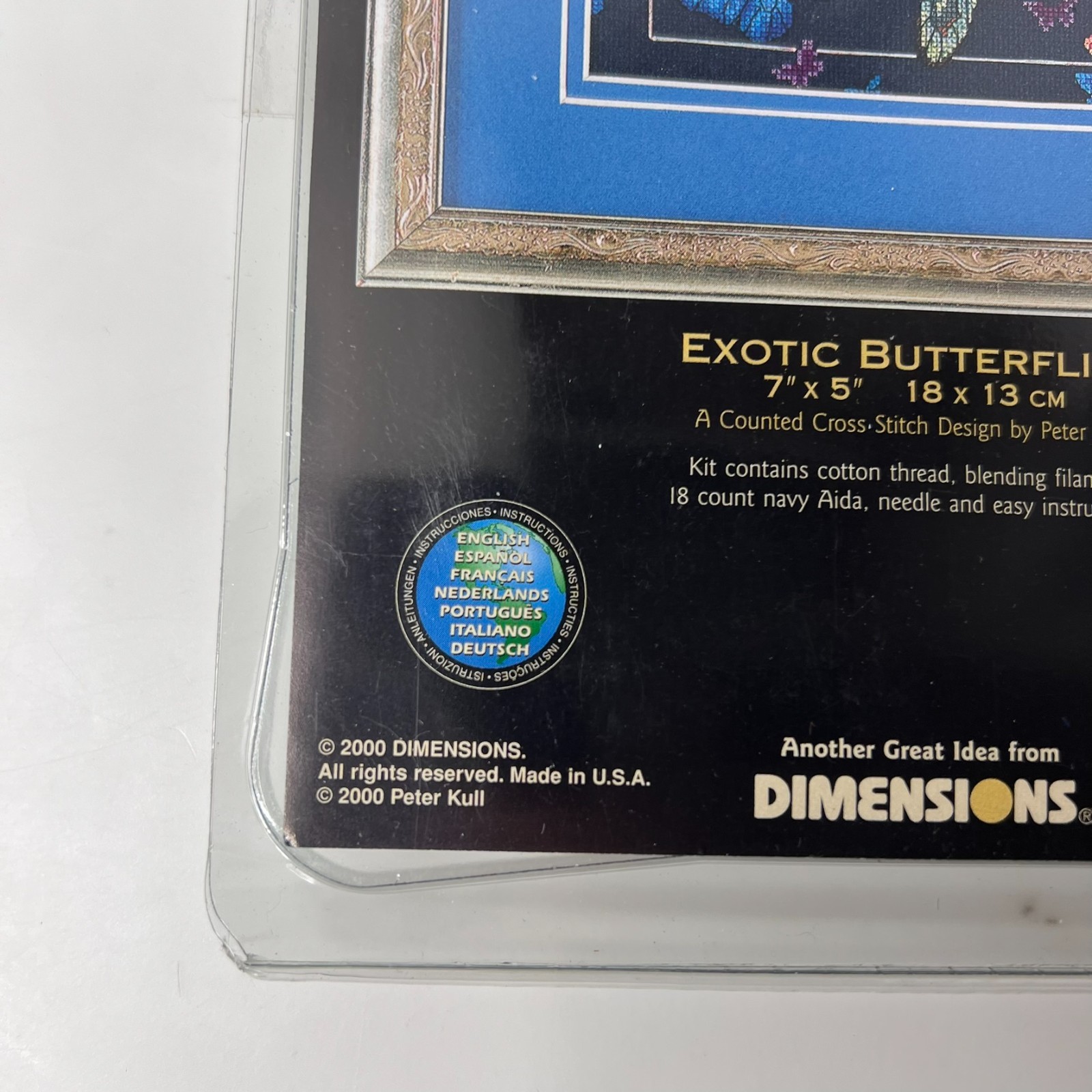 Dimensions #6846 Exotic Butterflies Gold Collection Petite Cross Stitch Kit NEW