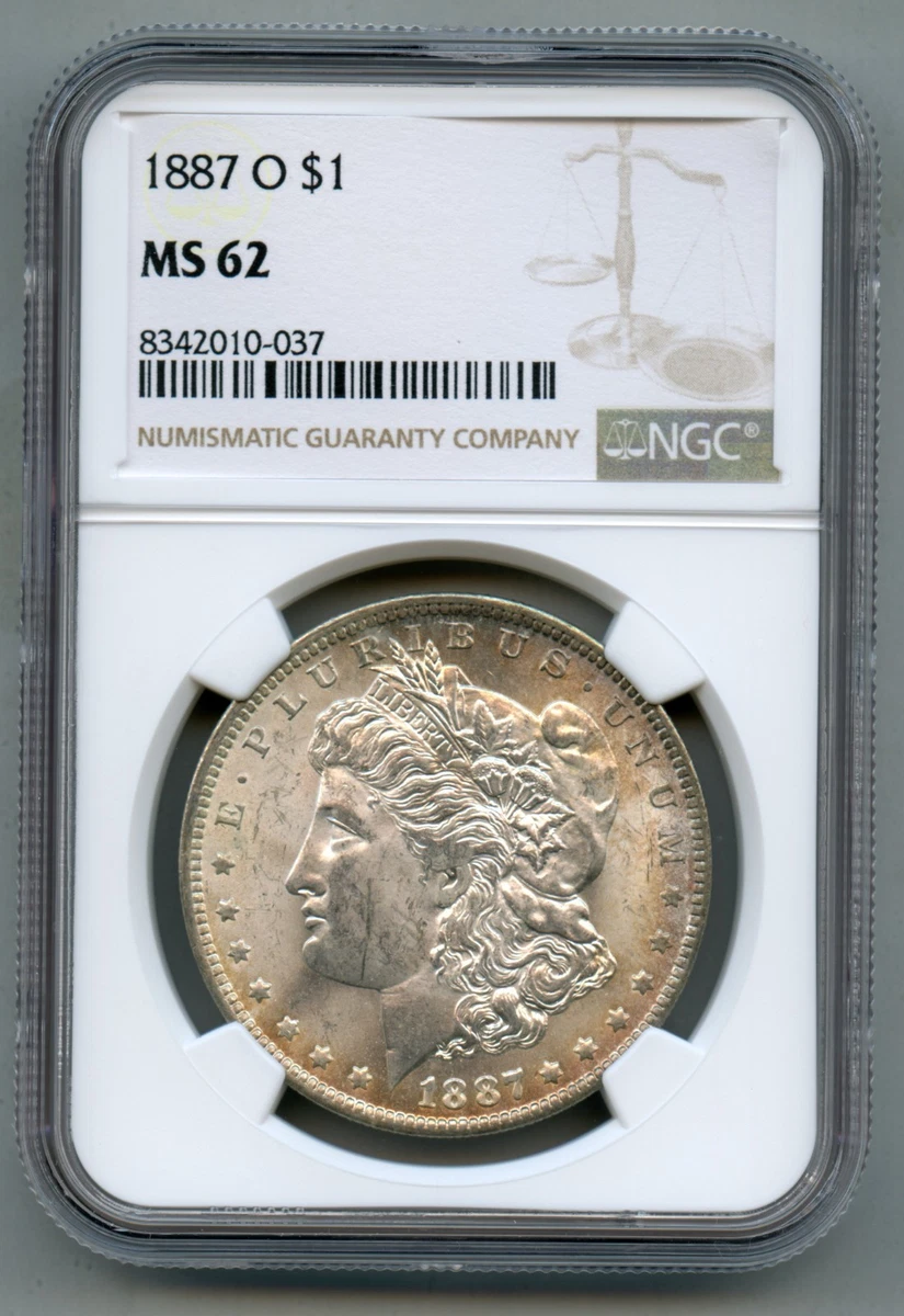 アメリカ　モルガンダラー銀貨1887 MS-62 PCGS MS 62 Graded 1887 Year Morgan US Dollars (1878-1921) for sale | eBay