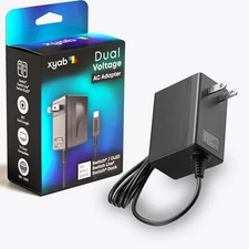 Dual Voltage AC Adapter for Nintendo Switch/Switch Lite/OLED - XYAB - Clearance