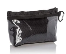 Thirty-One Gifts Clear Clip Pouch in Black  NIP