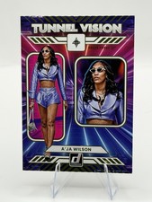 2025 WNBA Panini Donruss Tunnel Vision #13 A’Ja Wilson Press Proof