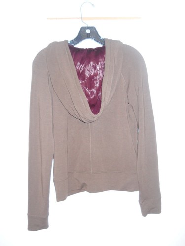 Rachel Roy New Womens Medium Hear Me Roar Sweater Jacket Hooded Zip Sweatshirt - Picture 5 of 5