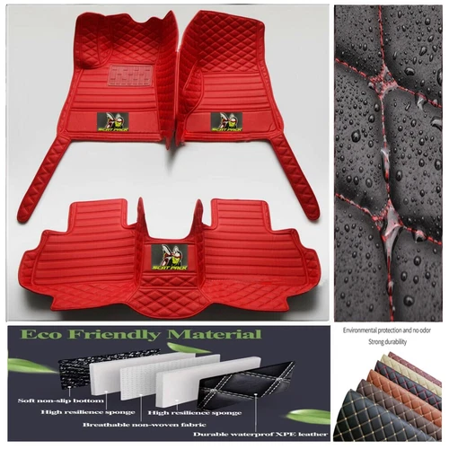 For Dodge Challenger RT Scat Pack Car Floor Mats Custom Auto Carpet Waterproof - Imagen 30 de 44