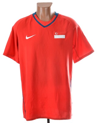 SINGAPORE NATIONAL TEAM 2008/2009 HOME FOOTBALL SHIRT NIKE SIZE XL
