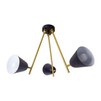 Deckenleuchte Deckenlampe Esszimmerleuchte 3 Flammig Verstellbar E27 D 95 Cm