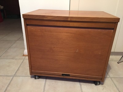 Vintage Retro G Plan Style Teak Record Cabinet Ebay