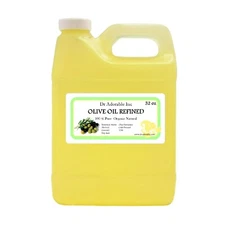 OLIVE OIL REFINED  BY DR.ADORABLE ORGANIC 100 % PURE COLD PRESSED 2oz-UP TO 7LB