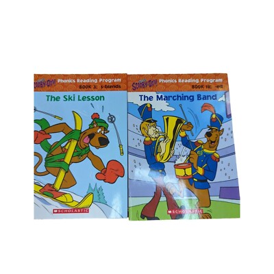 Lot 6 2004 Cartoon Network Scooby-Doo Phonics Reading Book  1 2 3 7 10 11 pb kid