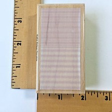 Memory Box Rubber Stamps - Stripe Double - E496- NEW